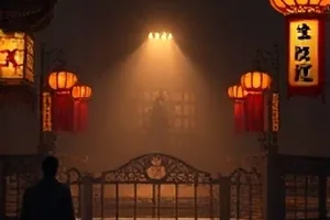 《老旧电梯改装记》封面：检修中的电梯井与钢缆