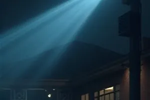 《星轨之外》封面：环形空间站的侧影